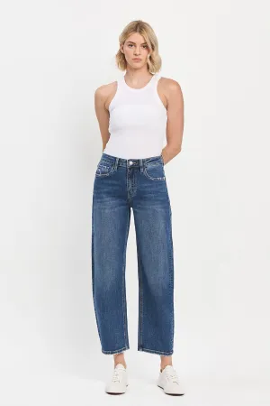 Hi Rise Barrel Jeans - Reason